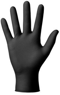 Pirštinės Mercator Powergrip 10-23004L, juoda sp., 9/L, 50 vnt.
