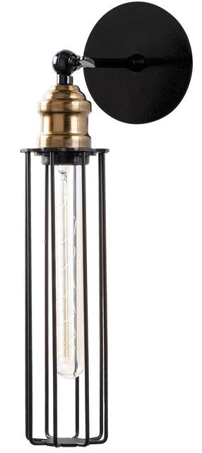 Lampa sienas Opviq Zumra 705-A 521SHN2199, E27, 1 x 40 W, melna krās. / melna krās.