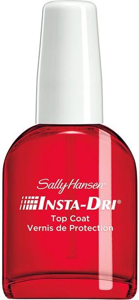 Viršutinis nagų lako sluoksnis Sally Hansen Chip-Resistant Top Coat, skaidri sp., 13 ml