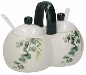 Cukura trauks Kitchen&GO, balta krās./melna krās./zaļa krās., 250 ml