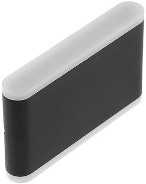 Sieninis lauko šviestuvas GTV Valla, 12W, LED, IP54, juoda sp., 3 cm x 11.6 cm