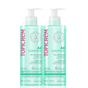 Näopuhastusvahendite komplekt Topicrem AC Control Purifying, 400 ml, 2 tk