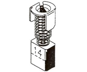 Birstīte Haushalt, 5 mm x 8 mm x 9.5 mm, 2 gab.