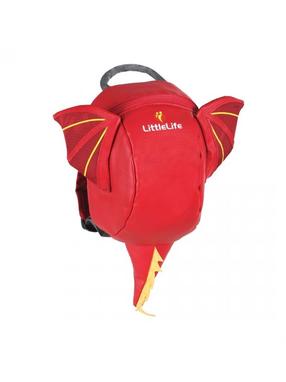 Vaikiška kuprinė LittleLife Toddler Backpack Dragon, raudona sp., 12 cm x 23 cm x 18 cm