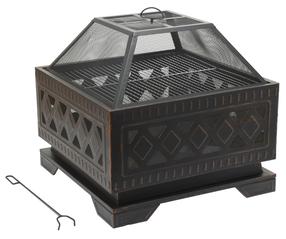 Lõkkealus Cattara Square, 63.5 cm x 63.5 cm x 62 cm