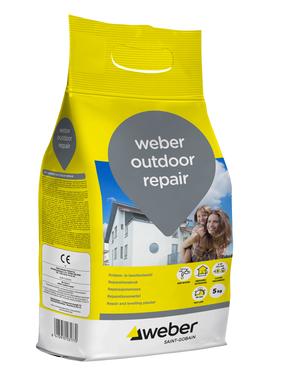 Remonto mišinys Saint-Gobain Weber Outdoor repair, remontinis, 5 kg