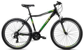 Dviratis kalnų Romet Rambler R6.1 JR, 26 ", 17'' rėmas, juoda sp./žalia sp./pilka sp.