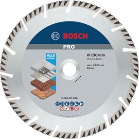 Dimanta disks Bosch Pro Multi, 230 mm x 22.23 mm x 2.6 mm