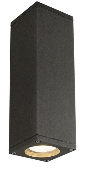 Sieninis lauko šviestuvas SLV Theo QPAR51, 35W, GU10, IP44, antracito sp., 7 cm x 22.5 cm