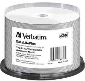 Ierakstāms kompaktdisks Verbatim, 4.7 GB, 50gab.