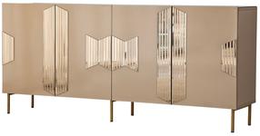Spintelė Kalune Design Vienna, aukso sp./bronzos sp., 180 cm x 40 cm x 80 cm