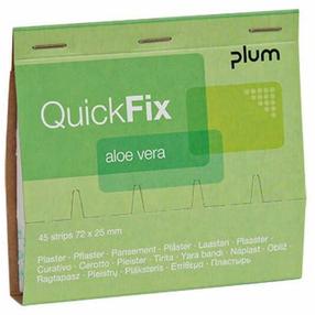 Пластырь Plum QuickFix Aloe Vera, 45 шт.