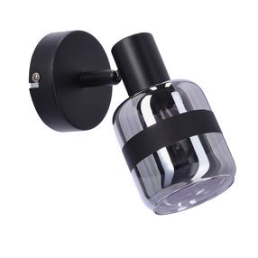 Valgusti lagi ja seinad Candellux Lighting Yuki, E14, 1 x 15 W, must v./hall v. / must v.