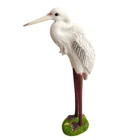 Sodo dekoracija "Gandras" Besk, 15 cm x 15 cm x 42 cm, balta sp.