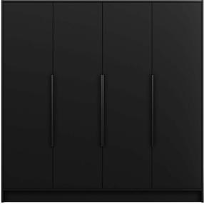 Skapis ADRK Palladio, melna krās., 51 cm x 200 cm x 200 cm