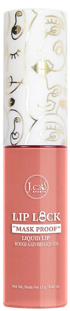 Lūpų dažai J.Cat Beauty Lip Lock "Mask Proof" Liquid, 10 g, introvert sp., 102