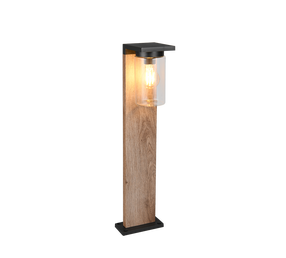 Brīvi stāvošs āra gaismeklis Trio Ardila, 40W, E27, IP44, brūna krās., 16 cm x 65 cm