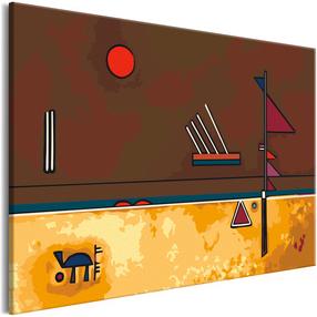 Maalimine numbrite järgi Artgeist Vasily Kandinsky: Brownish MA_0545, mitmevärviline, 60 x 40 cm