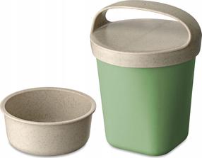 Pārtikas trauks Koziol Buddy, 0.5 l, 10.4 cm x 10.4 cm, zaļa krās.