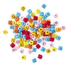 Karoliukai DallPrint Letters 11CRGRKO-121, įvairių spalvų