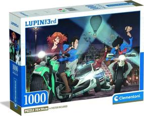 Пазл Clementoni Lupin III 37055, 50 см x 70 см, 1000 шт., многоцветный