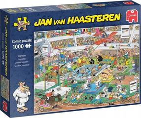 Dėlionė Jumbo Jan Van Haasteren Sporty 81906, 49 cm x 68 cm, 1000 vnt., įvairių spalvų