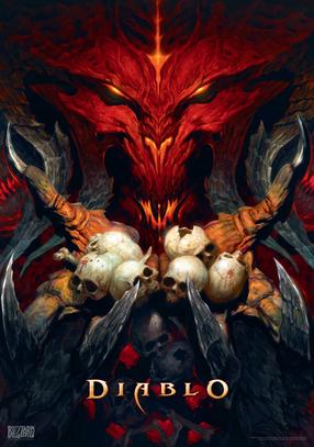 Dėlionė Good Loot Diablo: Lord of Terror Dėlionė 10615579, 68.3 cm x 48 cm, 1000 vnt., įvairių spalvų
