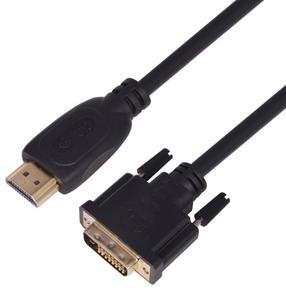 Vads TB HDMI to DVI-D HDMI A male, DVI-D, 1.8 m, melna krās.