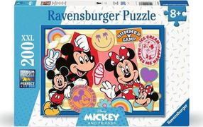 Dėlionė Ravensburger Disney Mickey And Minnie, 36 cm x 49 cm, 200 vnt., įvairių spalvų