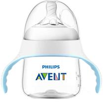 Puodelis su snapeliu Philips Avent, 150 ml, 4 mėn., plastikas/kaučiukas, skaidri sp.