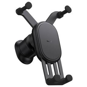 Auto telefona turētājs Baseus Stable Gravity, 87 mm x 45 mm, 5.4 - 7.2 ", melna krās.