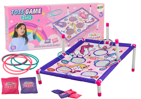 Mērķa mešanas spēle Toss Game 2in1, 76 cm x 55 cm, daudzkrāsaina