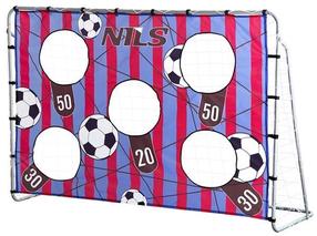 Futbolo vartų tinklas baudinių treniruotėms Nils NT7788 2in1 Goal, 215 cm x 76 cm x 150 cm