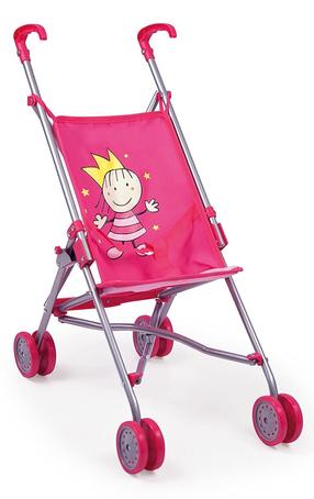 Leļļu ratiņi Bayer Buggy Princess 30182AA, rozā krās.
