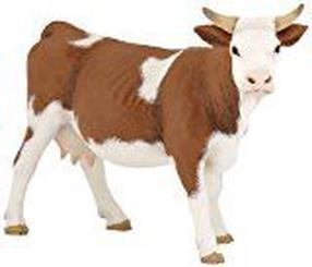 Mängukujuke Papo Simmental Cow 51133, 13 cm, pruun v./valge v.