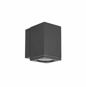 Sieninis lauko šviestuvas Su-Ma Adela Midi, 35W, GU10, IP54, tamsiai pilka sp., 8.7 cm x 13.7 cm