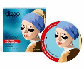 Paakių kaukė Dizao Natural Hyaluronic Charcoal, 18+