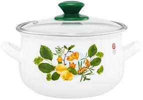 Katls Emalia Olkusz Pigwa, Ø16 cm, 2 l, balta krās.