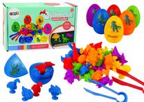 Stalo žaidimai Lean Toys Aritmethics Animal Sucker, įvairių spalvų
