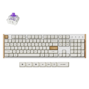 Juhtmevaba mänguklaviatuur Keychron K10 HE Special Edition Wireless K10H-Q1 Gateron Double-Rail Magnetic Nebula, Inglise (US), valge v.