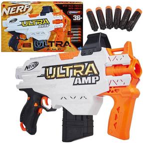 Игрушечный пистолет с пулями Hasbro Nerf Nerf Ultra AMP ZA4584 Белый цв./Oранжевый цв.