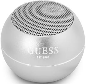 Беспроводной динамик Guess Mini, серебристый цв., 3 Вт