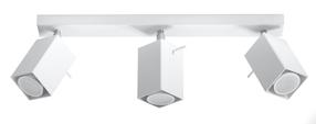 Valgusti lagi Sollux Merida 3 5902622425962, GU10, 3 x 40 W, valge v. / valge v.