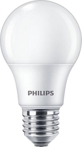 Лампочка Philips LED, A60, 4000 °К, E27, 8 Вт, 806 лм