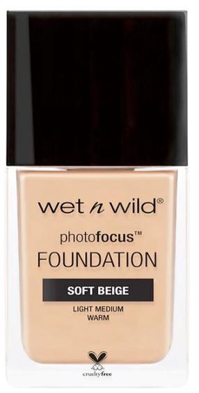 Жидкая основа для макияжа Wet N Wild Photo Focus, светло-коричневый цв., soft beige, 30 мл