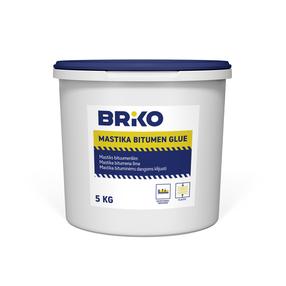 Bituminė mastika Briko, 5 kg, juoda sp.