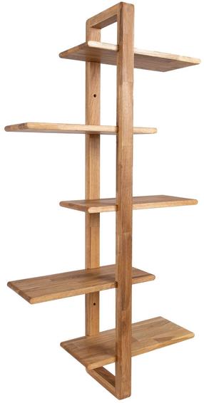 Sieninė lentyna Home4you Mondeo 19978, ąžuolo sp., 115.2 cm x 21.6 cm x 40.6 cm