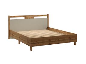 Lova dvigulė Gala Meble Indygo L160, 160 x 200 cm, ąžuolo sp./smėlio sp., be čiužinio, su grotelėmis