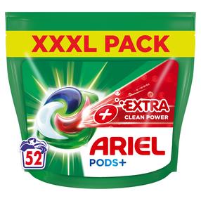Kapsulas mazgāšanai Ariel Extra Clean All-in-1, 52 gab.