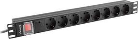 Ilgintuvas Lanberg PDU-08F-0200-BK, 2 m